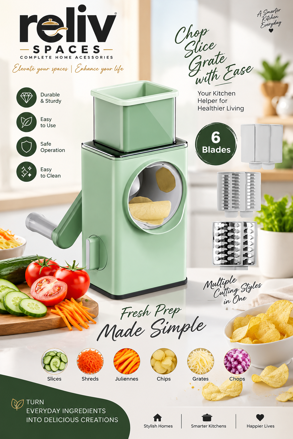 Stainless Steel Vegetable Chopper